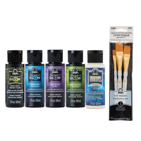 FolkArt ® Ultimate Glow-In-The-Dark Kit, 8pc – PROMOUGID