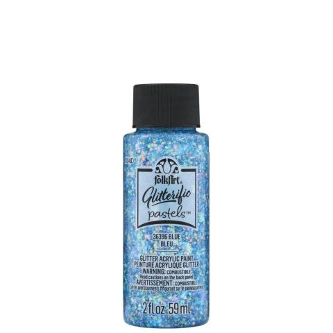 FolkArt ® Glitterific Pastels™ - Blue, 2oz. - 36396