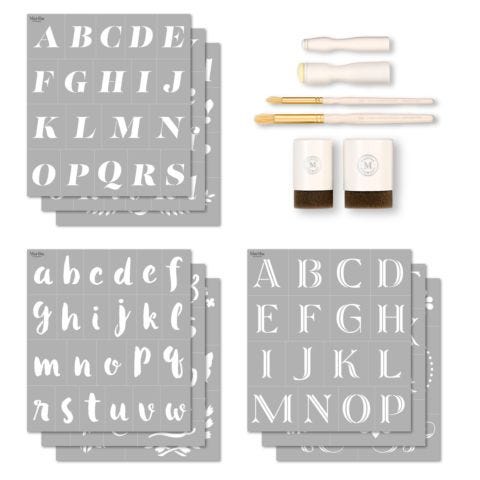 Martha Stewart™ Modern Fonts Stencil Kit - 15 pc.