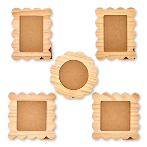 Martha Stewart™ Hardwood Wavy Frames - 5 pc. (3 sizes) - 68533